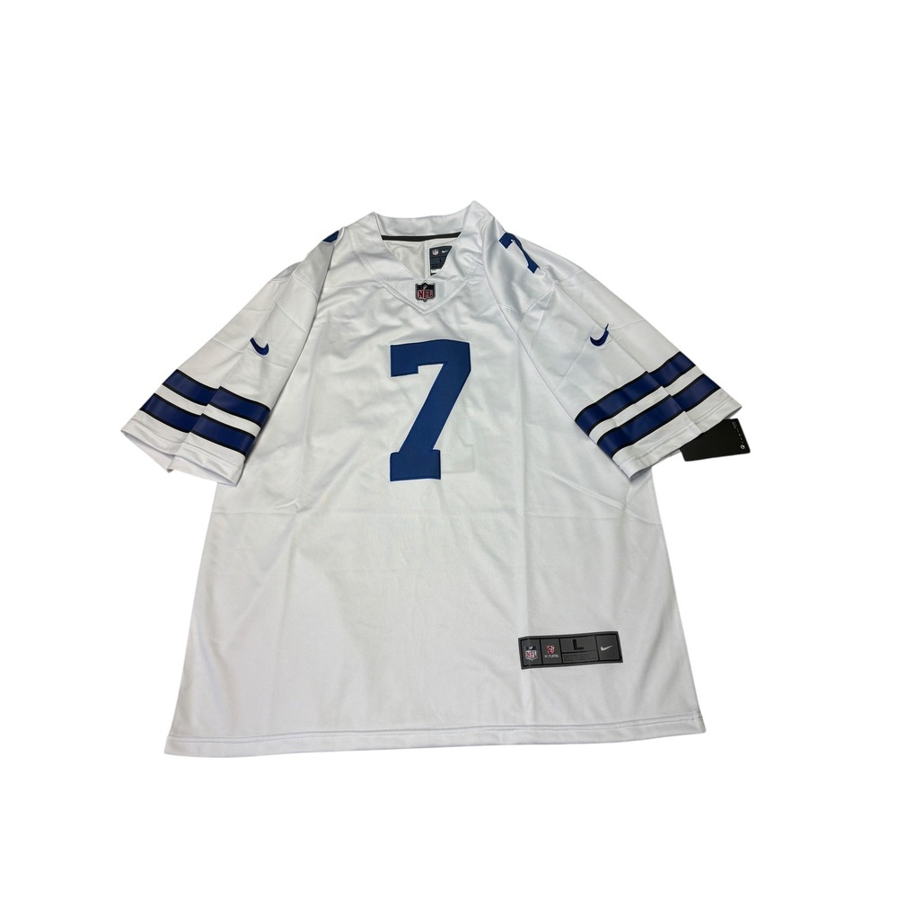NWT Nike Dallas Cowboys Trevon Diggs 7 Jersey Mens Large White NFL Field Dri-FIT